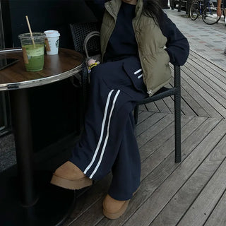 Track cargo cotton pants