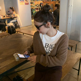 Tie-set cardigan