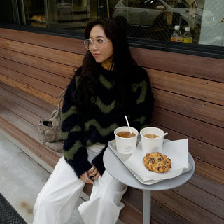 Unisex Wave Wool Knit