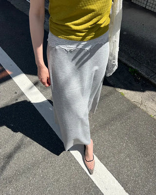 Dot mesh flat shoes