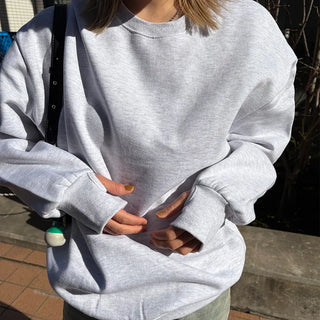 (Unisex) Hand Warmer Fleece-Lined Sweatshirt