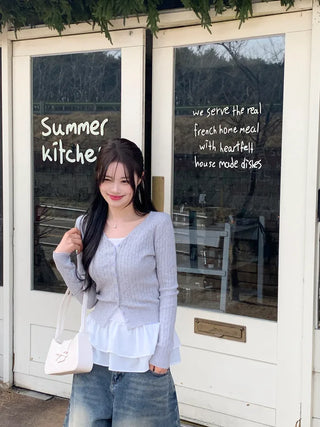Ribbon shoulder bag