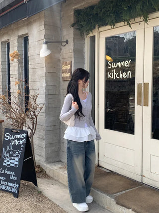 Ribbon shoulder bag