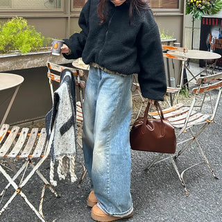 Reversible Stitch Check Jumper