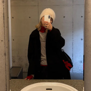 Back-tucked long coat