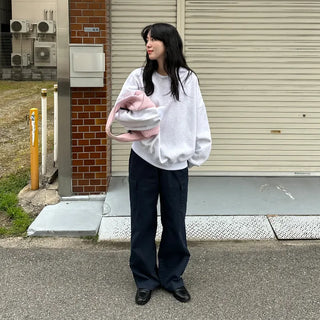 Round balloon sweatshirt
