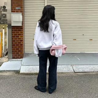 Round balloon sweatshirt