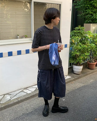 One-shoulder cotton bag