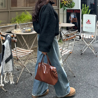 Reversible Stitch Check Jumper