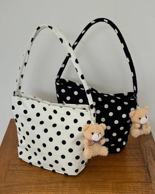 Bear Strap Set Dot Shoulder Bag