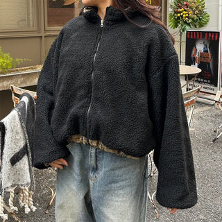 Reversible Stitch Check Jumper