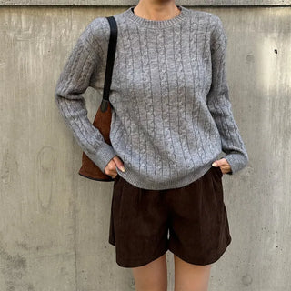 Corduroy banded shorts