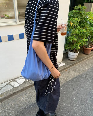 One-shoulder cotton bag