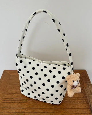 Bear Strap Set Dot Shoulder Bag