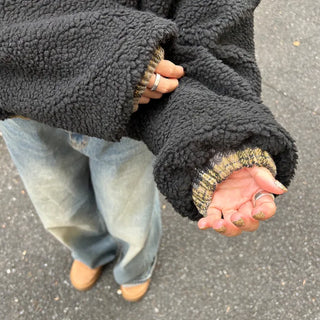 Reversible Stitch Check Jumper