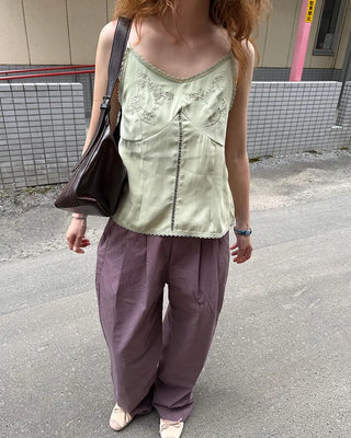 Buckle Leather Shoulder Bag