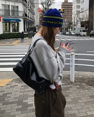 Eyelet Square Shoulder Bag