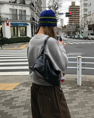 Eyelet Square Shoulder Bag