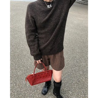 Flower corduroy shorts