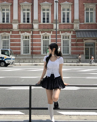 See-through knee socks