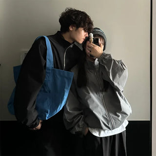 Two-way string blouson