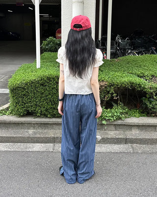 Ribbon string blouse