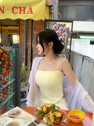 [Padded] Daily Sleeveless Top with Built-in Cups (5 colors)
