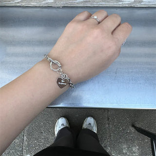 Heart Chain Bracelet
