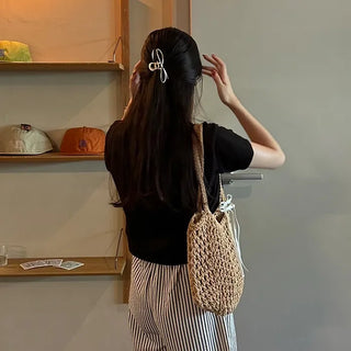Ribbon hair clip