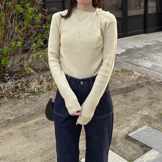 Twisted Layered Detail Knit