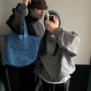Two-way string blouson