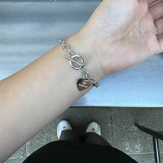Heart Chain Bracelet