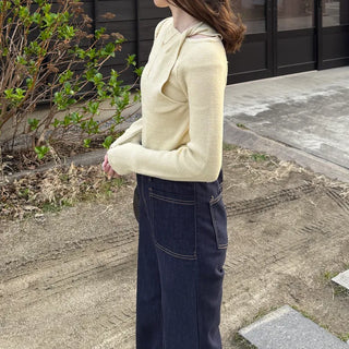 Twisted Layered Detail Knit
