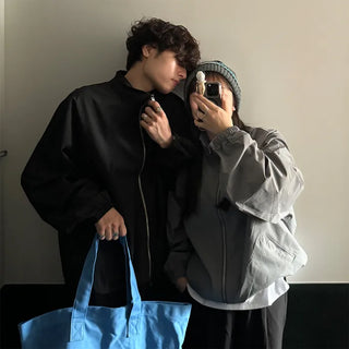 Two-way string blouson