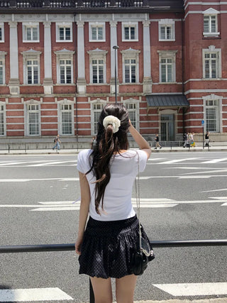 Shirred Sleeveless Cardigan Set