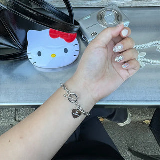 Heart Chain Bracelet