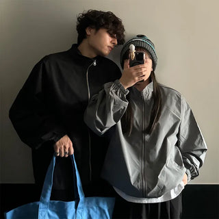 Two-way string blouson