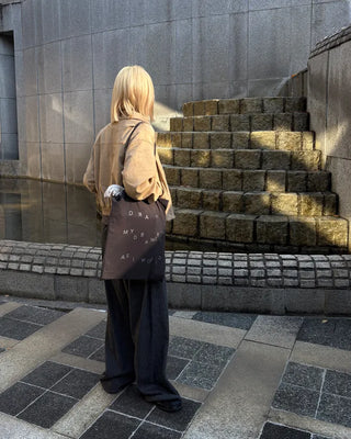 Rib-knit wide-leg easy pants