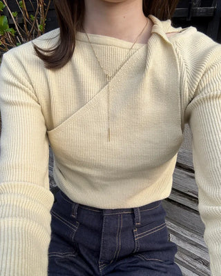 Twisted Layered Detail Knit