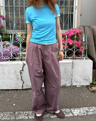 Tencel Layered Half T-Shirt