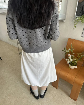 Polka Dot Round Cardigan