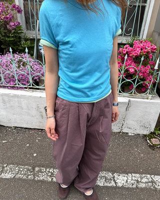 Tencel Layered Half T-Shirt