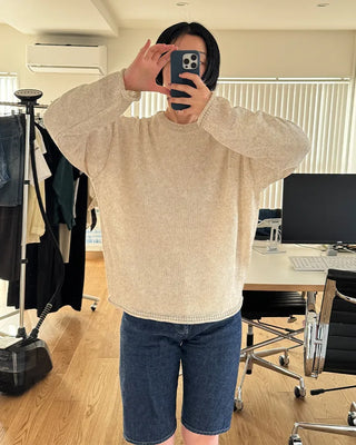 (Unisex) Linen Blend Summer Knit