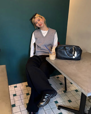 Wide cotton pants