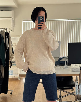 (Unisex) Linen Blend Summer Knit