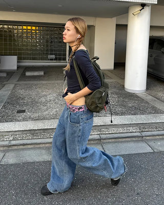 Boat neck cropped sleeve cut and sew