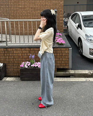 Round Simple Crop Short Sleeve T-Shirt