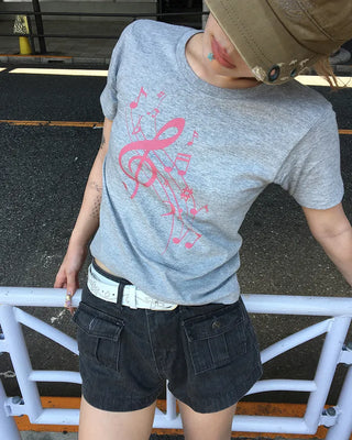 [3rd Re-release] (ORIGINAL) Musical Slim Fit T-Shirt