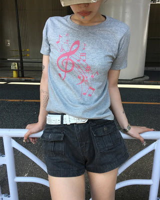 [3rd Re-release] (ORIGINAL) Musical Slim Fit T-Shirt