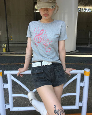 [3rd Re-release] (ORIGINAL) Musical Slim Fit T-Shirt